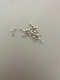 Sterling Silver Mirror Beads | 925 Sterling Silver Shiny and Reflective Beads | Very Light Weight Beads | Available 3 Size: 2.5, 3 and 4mm | 14 to 35 Beads Per Pack |