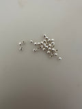 Sterling Silver Mirror Beads | 925 Sterling Silver Shiny and Reflective Beads | Very Light Weight Beads | Available 3 Size: 2.5, 3 and 4mm | 14 to 35 Beads Per Pack |