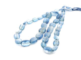 Blue Kyanite Smooth Oval Beads – Approx. 10–14 mm – Natural Blue Kyanite Strand