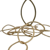 Copper Chains,  Marquise Shape Chain in two colors "Gold Finish" and "Silver Plated" E-coated, Brushed Finish,  Link Size: 26X43mm,  1 Foot