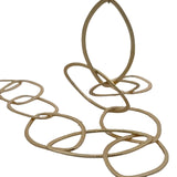 Copper Chains,  Marquise Shape Chain in two colors "Gold Finish" and "Silver Plated" E-coated, Brushed Finish,  Link Size: 26X43mm,  1 Foot