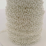 Sterling Silver Cable Chain size: 3mmX2.45mm |  1 Foot | CHN35SS