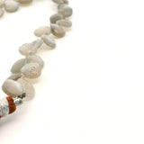 Grey Moonstone Faceted Pebble Beads – 10–14mm Natural Gemstones – 42 Beads in Strand