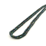 Mystic Hematite Micro Faceted Rondelle Beads 3×2mm – Multi-Color Sparkle – 13 Inch Jewelry Strand