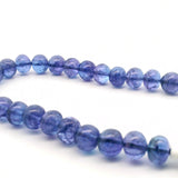 Natural Blue-Violet Tanzanite 8mm Round Beads Strand – Genuine Tanzanite Gemstone Beads for Jewelry Making (30 Beads)