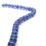 Natural Blue-Violet Tanzanite 8mm Round Beads Strand – Genuine Tanzanite Gemstone Beads for Jewelry Making (30 Beads)