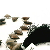 Smoky Quartz Faceted Nugget Beads – Approx. 8–10 mm – Natural Brown Quartz Beads