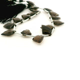 Smoky Quartz Faceted Nugget Beads – Approx. 8–10 mm – Natural Brown Quartz Beads
