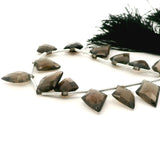 Smoky Quartz Faceted Nugget Beads – Approx. 8–10 mm – Natural Brown Quartz Beads