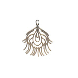 Stylized Pendant (Gold Finished/Silver Plated) | Purity Beads