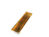 Tiger Eye Rectangle Pendant Bezel 8x30mm & 10x40mm One Loop – Gold Plated Over Sterling Silver or 925 Silver
