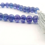 Natural Blue Tanzanite 8mm Round Beads Strand – Genuine Tanzanite Gemstone Beads for Jewelry Making (26 Beads)