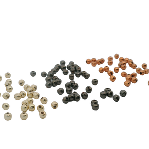 Solid Copper And Gunmetal Beads Plain Round Beads in 3 size: 2mm, 2.5mm and 3mm. Choice of 2 colors (Copper Color & Gunmetal)