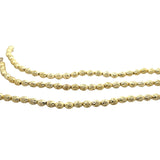 1 Strand of Decorative, designer  Gold Finish Bead  E-coated, Available  Two  Size: 6mX4m,6mX5