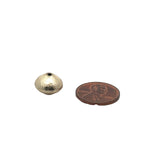 Designer's spacers A Pack of Saucer Shape, Brushed finish, Gold Finish And Silver Plated beads