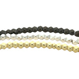 One Strand of Brass Nuggets, Brushed Finish, Choice of 3 Colors (Gold Finish, Silver, Gunmetal) AND 5 Sizes: 2, 2.5, 4, 5, 6, 7,8mm. | Purity Beads