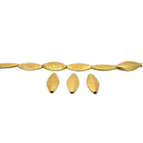 Spacer Beads Brushed Gold Finish or Sterling Silver Plated Spacer Beads, E-coated Beads.