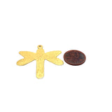 Dragonfly Charms, Finding. E-Coated,  (Gold Finish or Silver Plated) made out of Brass Findings. | Purity Beads.