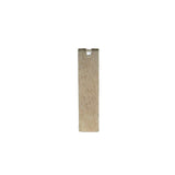 Stamping Blank Bar (Rectangular) Gold Finish, Silver Plated or Copper, Charms/Pendents | Purity Beads