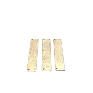 Blank Stamping Bars (Gold Finished/Silver Plated) | Purity Beads