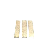 Blank Stamping Bars (Gold Finished/Silver Plated) | Purity Beads