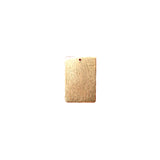 Gold Finish And Silver Plated Stamping Bar/Rectangular Charms/Pendent in two colors  Brushed Finish, Size: 30mmX22mm