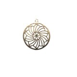 Round Pendent/Charm (Gold Plated/Silver Plated) | Purity Beads