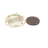 Round Pendent/Charm (Gold Plated/Silver Plated) | Purity Beads