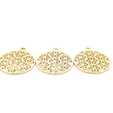 Fancy Pendent/Charm Silver Plated or Gold Finish Fancy Pendent, E-coated, Jewelry Component. | Purity Beads.