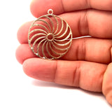 Spiral Pendant (Gold Finished/Silver Plated) | Purity Beads