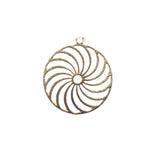 Spiral Pendant (Gold Finished/Silver Plated) | Purity Beads