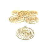 Findings Gold Finish or Silver Plated or Copper  Pendent, E-coated, Brushed Finish | Purity Beads