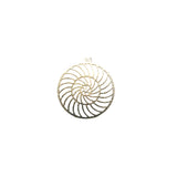 Findings Gold Finish or Silver Plated or Copper  Pendent, E-coated, Brushed Finish | Purity Beads