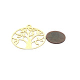 Tree of life  Charm (Gold Finished/Silver Plated) | Purity Beads