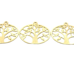 Tree of life  Charm (Gold Finished/Silver Plated) | Purity Beads