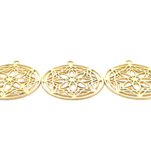 Pendant Silver Plated or Gold Finish Fancy Pendent, E-coated, Finish, Copper Findings | Purity Beads