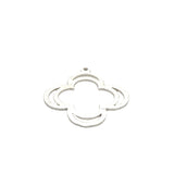 Double Quatrefoils, Clovers (Gold Finished/Silver Plated) | Purity Beads