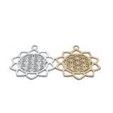 Designers Sunflower  PENDANTS (Gold Finished/Silver Plated) | Purity Beads