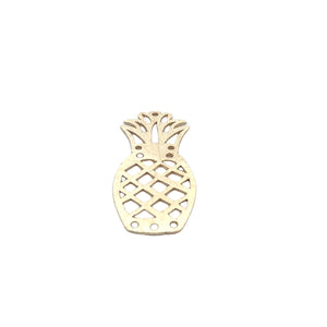 Pineapple Shaped Charm (Gold Plated/Silver Plated) | Purity Beads