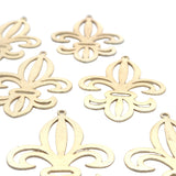 Stylized Lily (fleurs-de-lis) (Gold Finished/Silver Plated) | Purity Beads