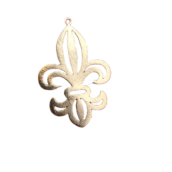 Stylized Lily (fleurs-de-lis) (Gold Finished/Silver Plated) | Purity Beads