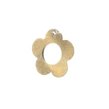 Findings Gold Finish And Silver Plated Brushed Finish, E-coated, one hole, Copper/Brass Findings. | Purity Beads