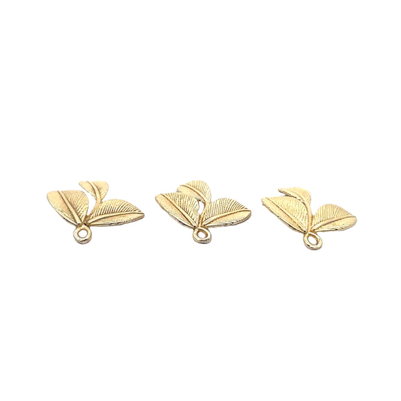 Leaf Shaped (Gold Finished/Silver Plated) | Purity Beads