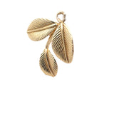 Leaf Shaped (Gold Finished/Silver Plated) | Purity Beads