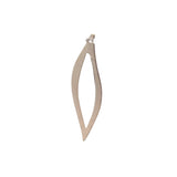 Stylized Leaf Charm (Gold Plated/Silver Plated) | Purity Beads