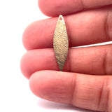 Leaf Findings Gold Finish, Silver Plated, Copper leaf E-coated, Brushed Finish. | Purity Beads