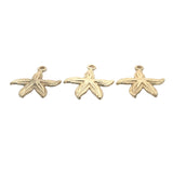 Starfish Pendant (Gold Finish/Silver Plated)