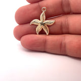 Starfish Pendant (Gold Finish/Silver Plated)