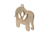 Elephant Shaped Charm Gold Finished/Silver Plated E-coated ,Brass Finish Finding.