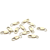 12 pieces  in Gold Finish Lobster  Clasps Size :12mmX5mm#CL5BMGO